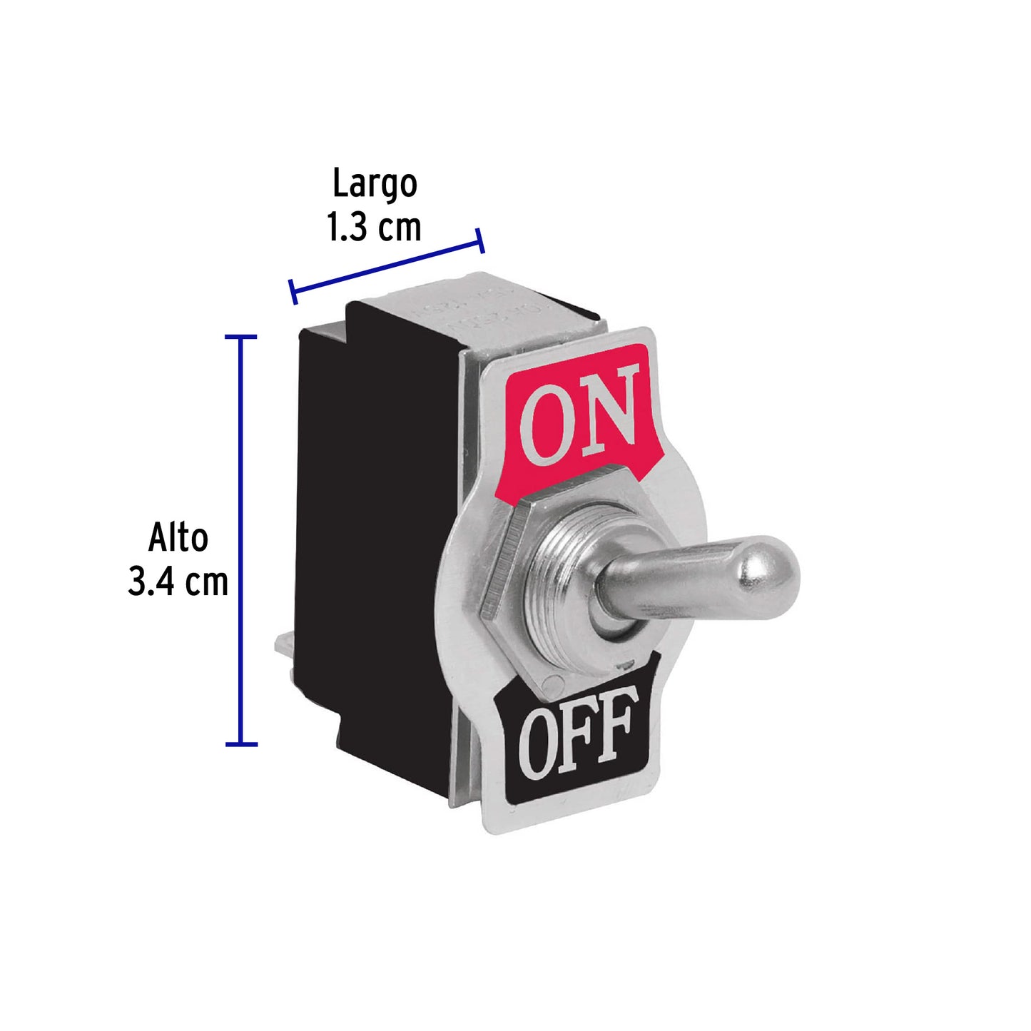 Interruptor palanca con 2 tornillos