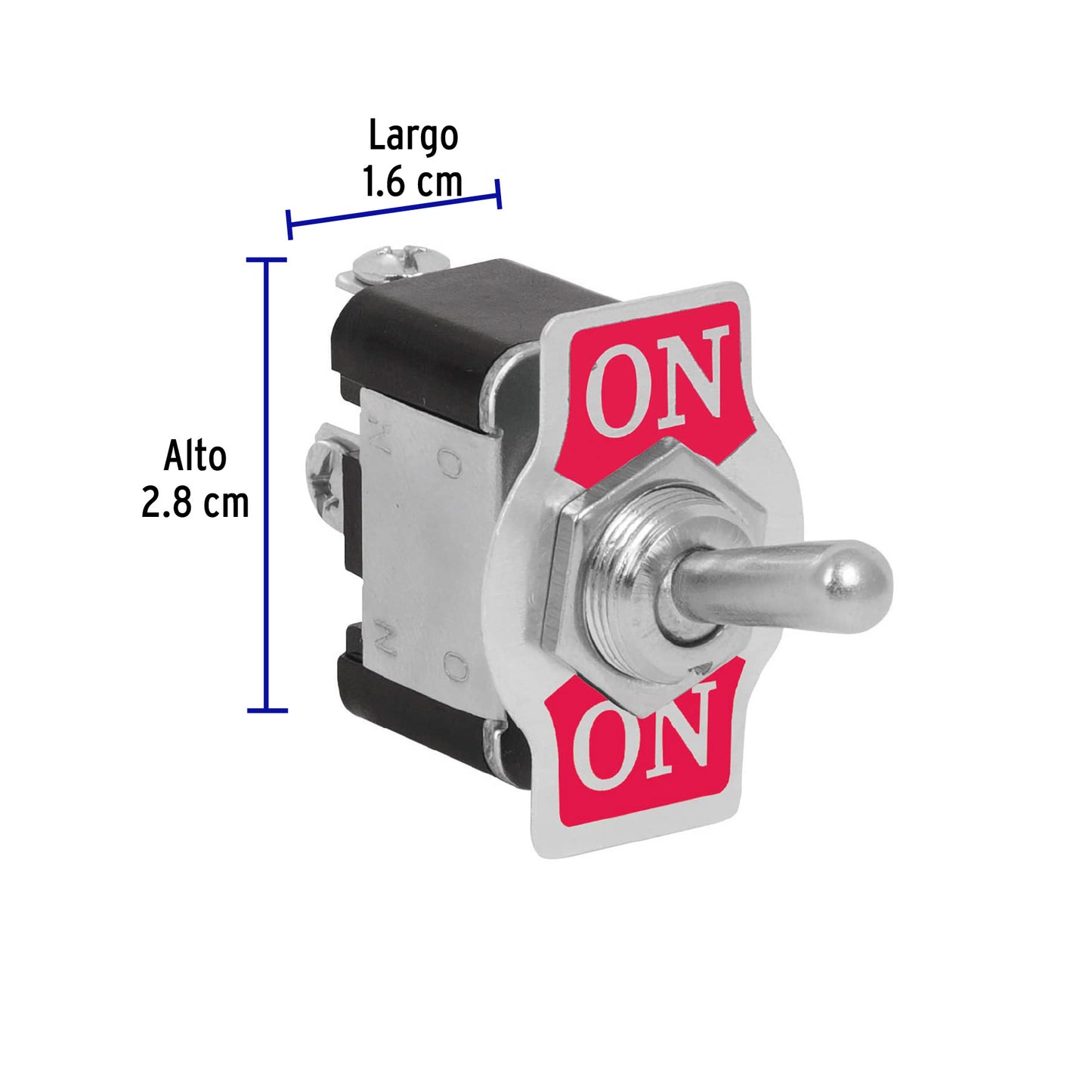 Interruptor de palanca con 3 tornillos