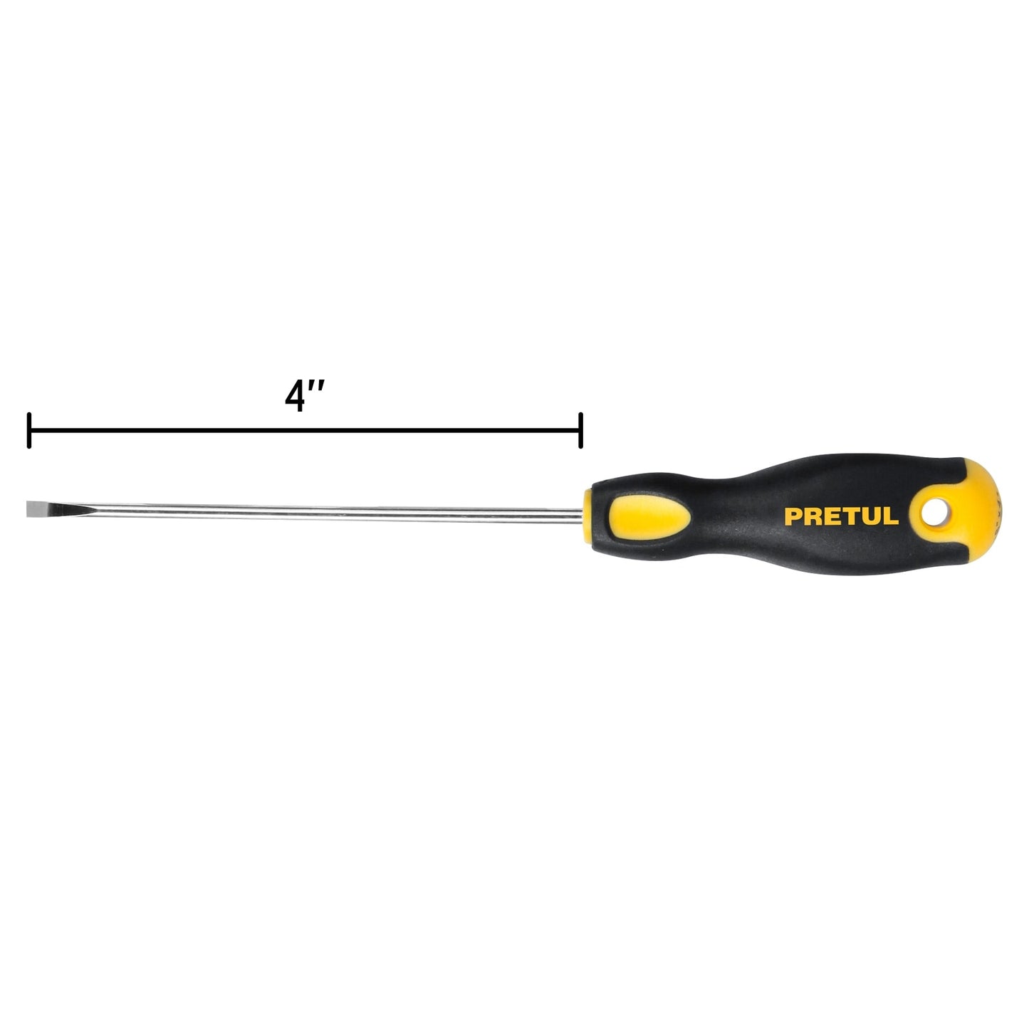 Desarmador tipo cabinet 1/8 x 4" de mango Comfort Grip