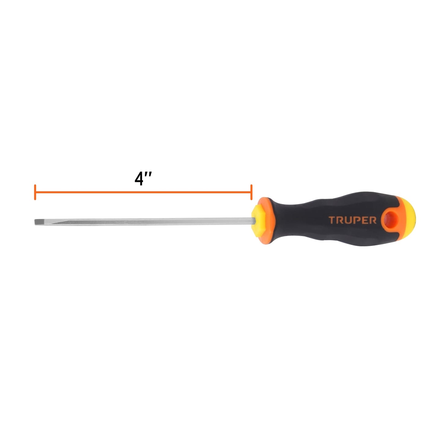 Desarmador tipo cabinet 1/8" x 4" con mango Comfort Grip