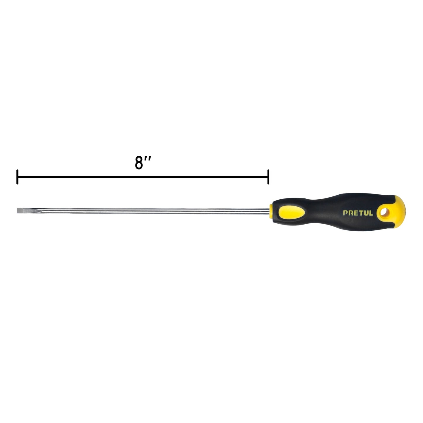Desarmador tipo cabinet 3/16 x 8" con mango Comfort Grip