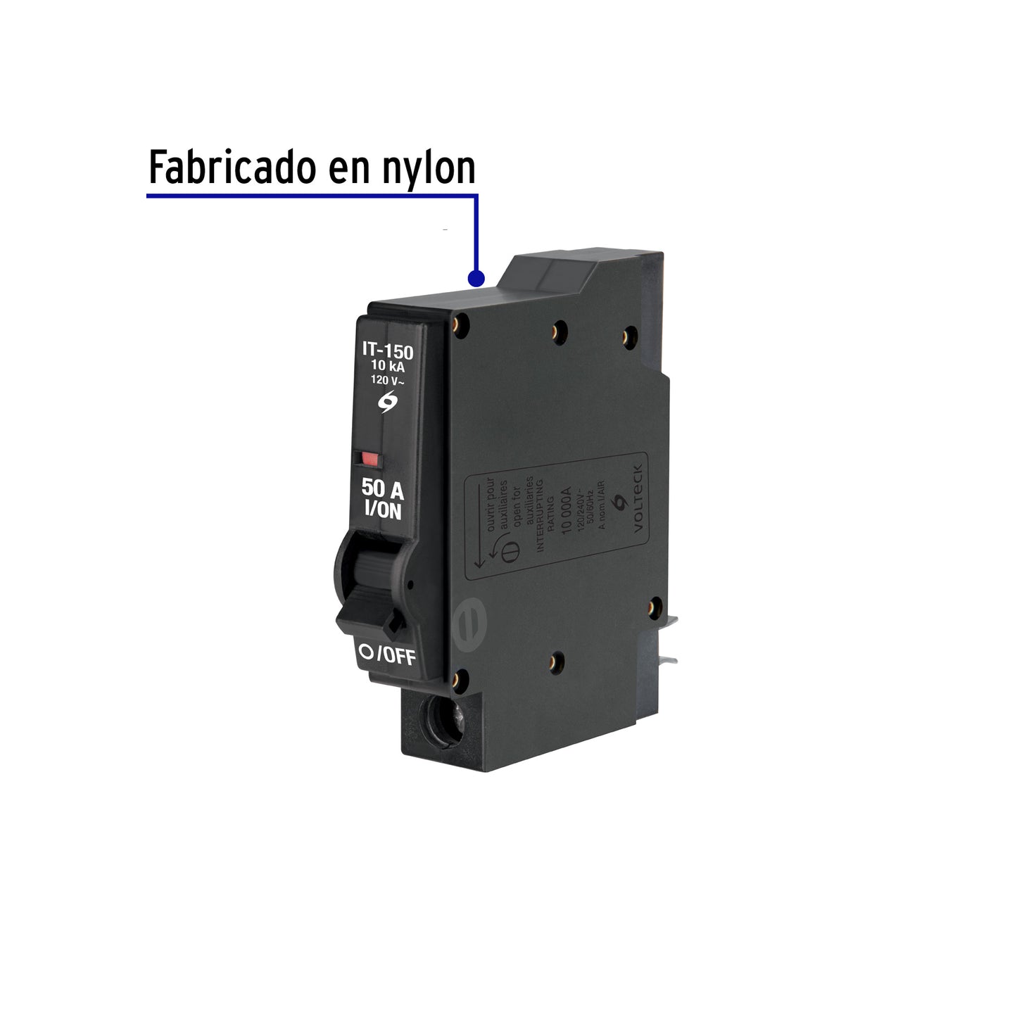 Interruptor enchufable de 1 polo 50A