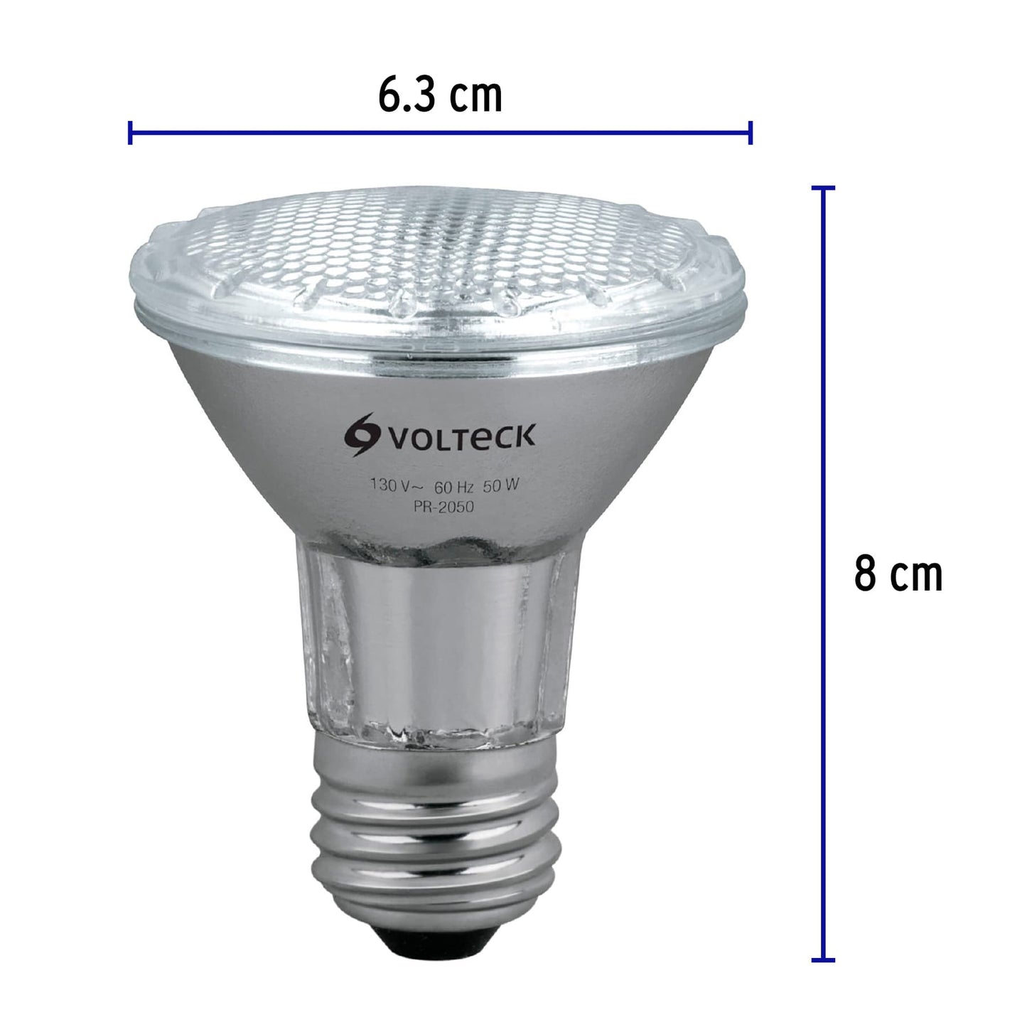 Lámpara de halógeno 50W tipo PAR 20