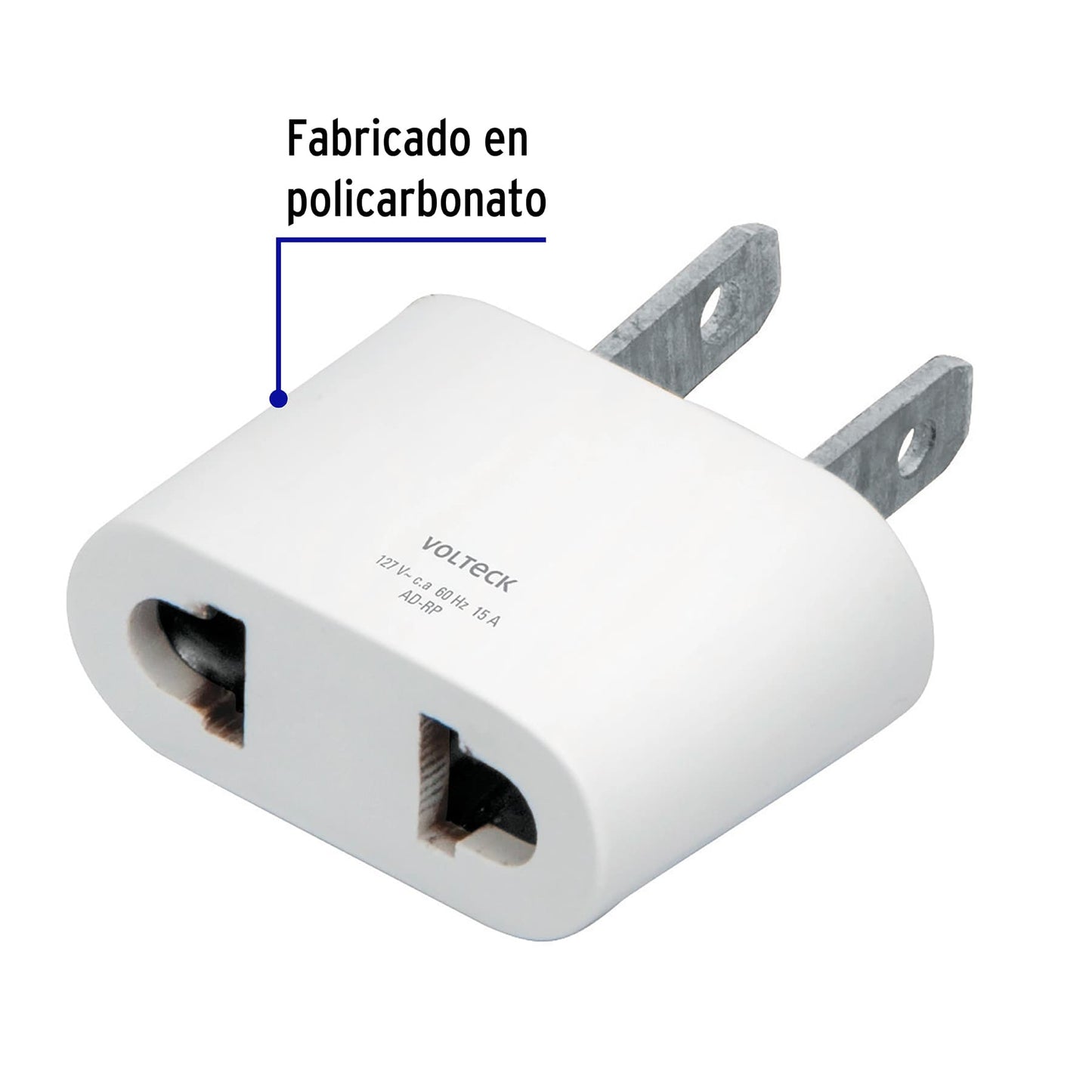 Adaptador barra redonda a barra plana