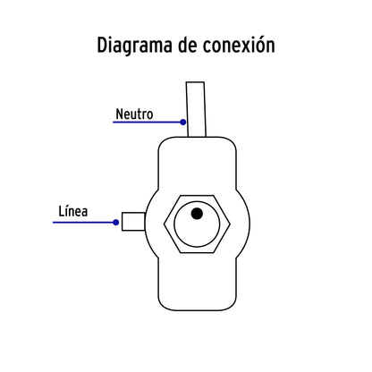 Interruptor palanca con 2 tornillos