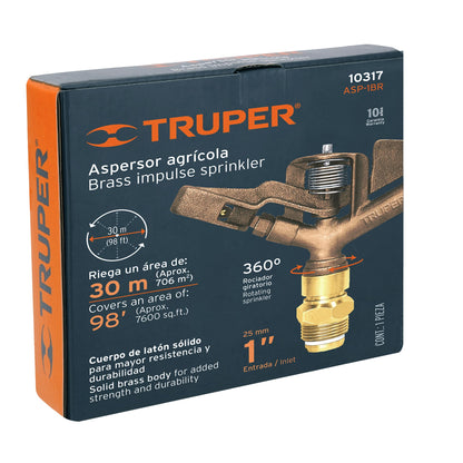 Aspersor agrícola de 1' fundido en latón