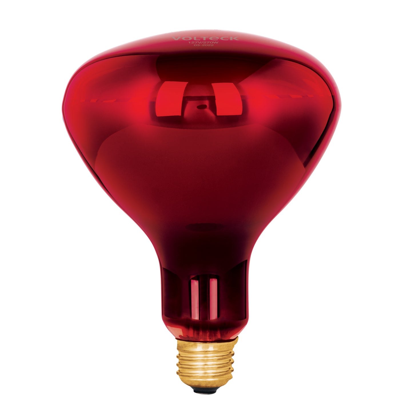 Lámpara incandescente de calor, BR40 270 W, rojo