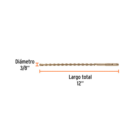 Broca SDS Plus 3/8 x 12"