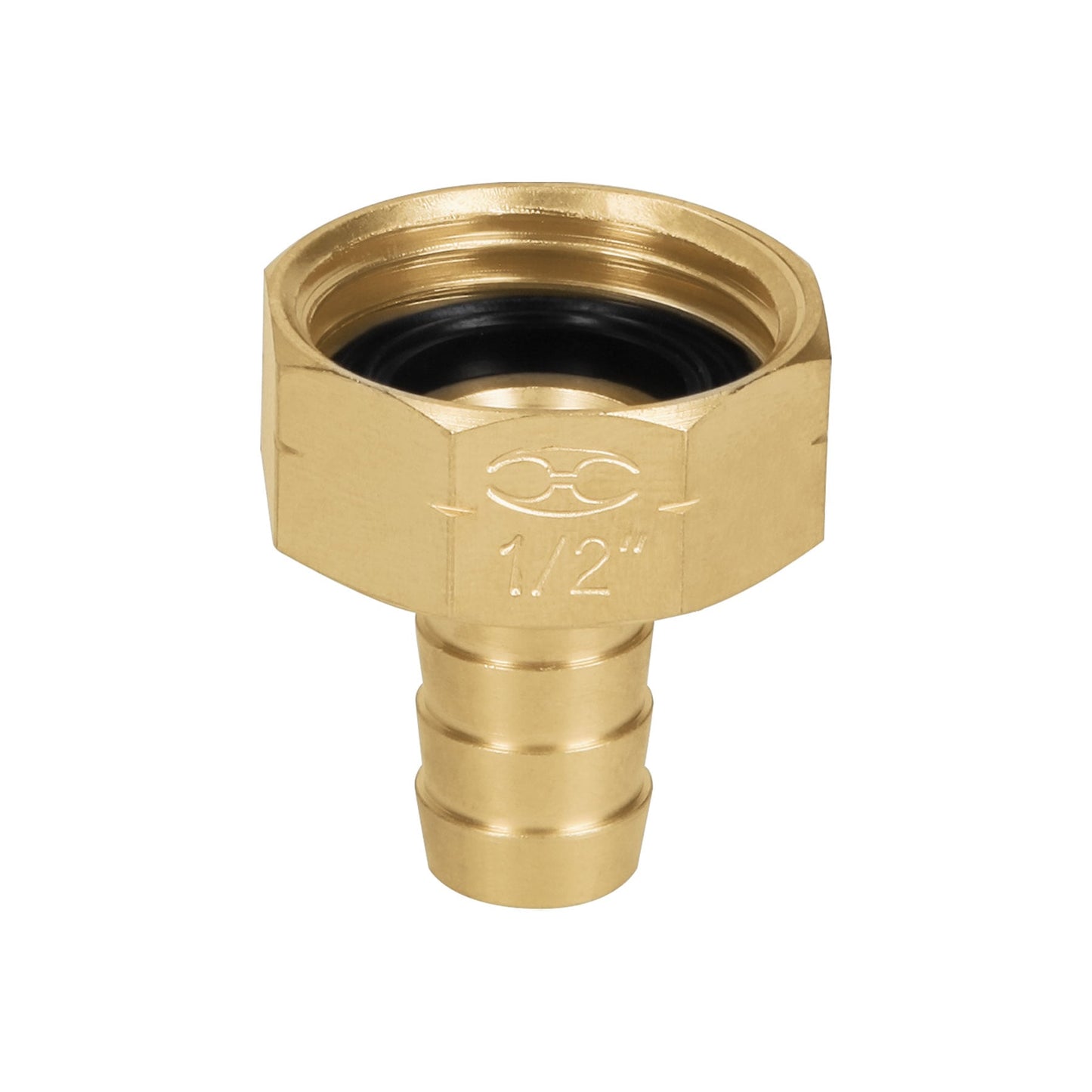 Conector  hembra 1/2" de latón sólido para manguera, Truper