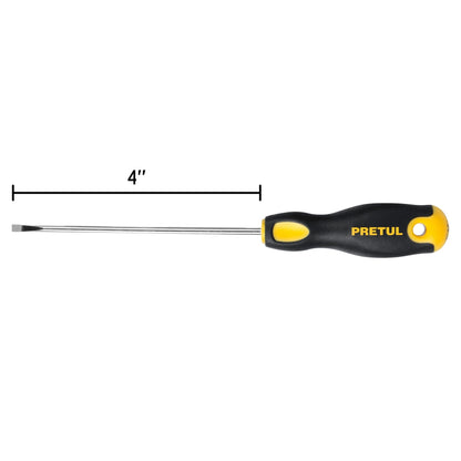 Desarmador tipo cabinet 1/8 x 4" de mango Comfort Grip