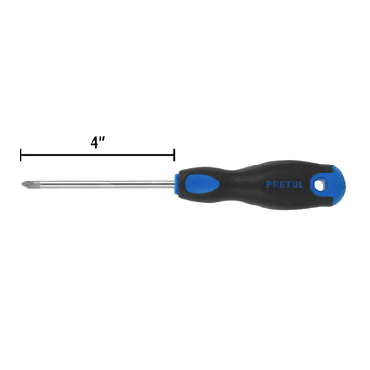 Desarmador de cruz 1/4" x 4" mango Comfort Grip
