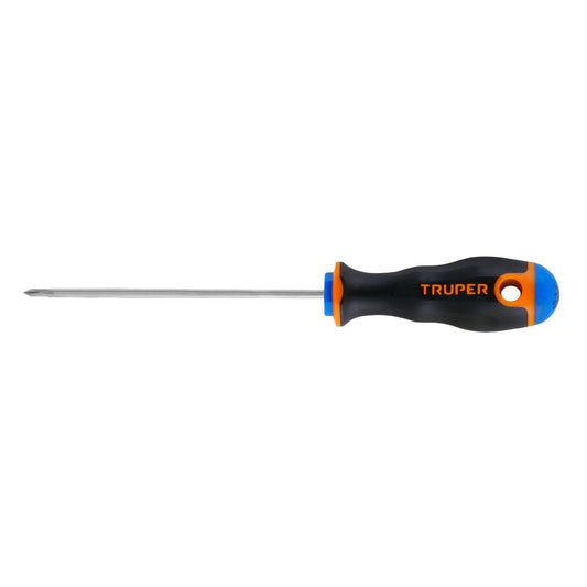 Desarmador de cruz 1/8" x 4" con mango Comfort Grip