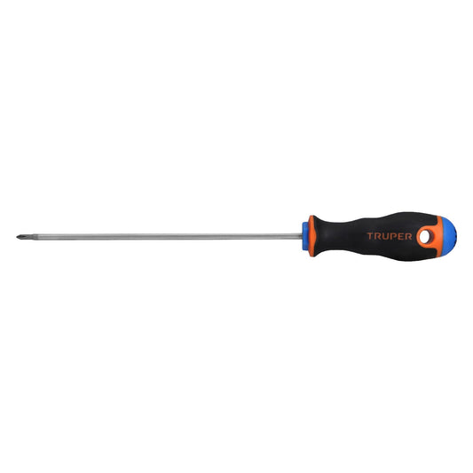 Desarmador de cruz 1/8" x 6" con mango Comfort Grip