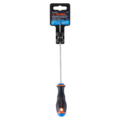 Desarmador de cruz 1/8" x 6" con mango Comfort Grip
