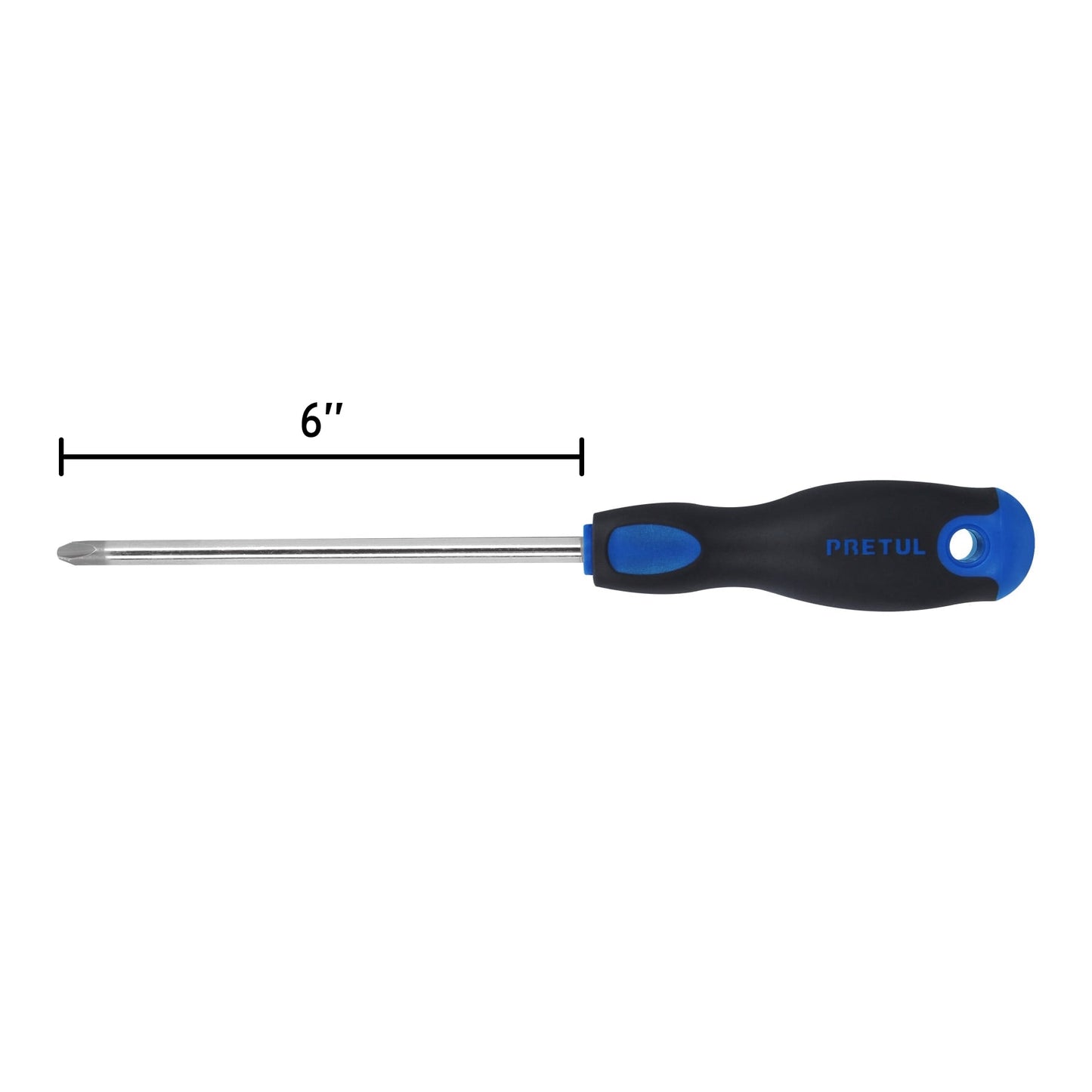 Desarmador de cruz 5/16" x 6" con mango Comfort Grip