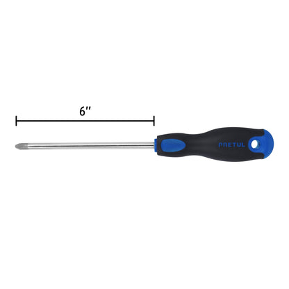 Desarmador de cruz 5/16" x 6" con mango Comfort Grip