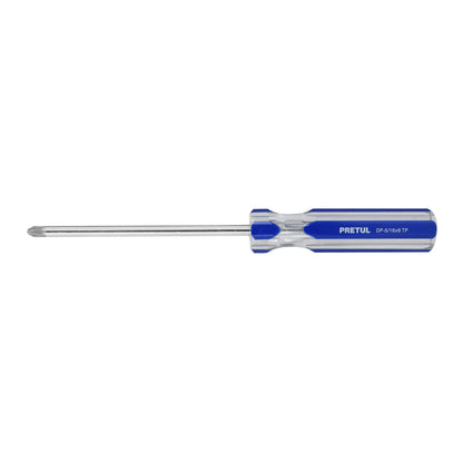 Desarmador de cruz 5/16" x 6" con mango de PVC