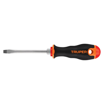 Desarmador plano 1/4" x 4" con mango Comfort Grip