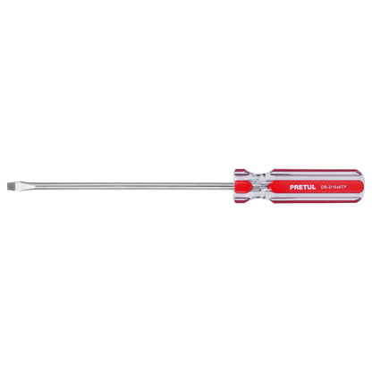 Desarmador plano 3/16" x 6" mango de PVC