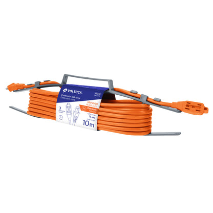 Extensión eléctrica uso rudo de 10 m 2x16 AWG, Volteck