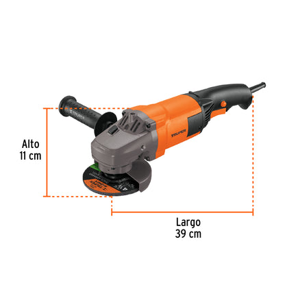 Esmeriladora angular de 4-1/2", 1300W