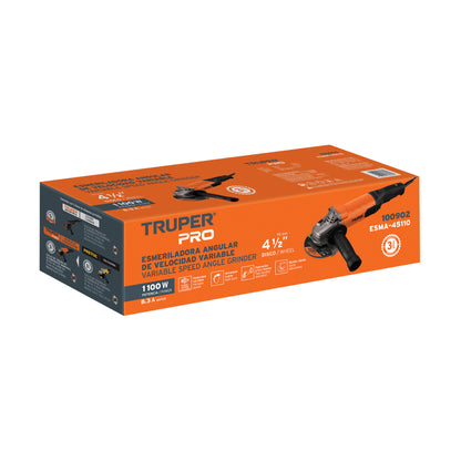 Esmeriladora angular de 4-1/2", 1100W