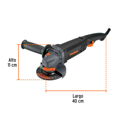 Esmeriladora angular de 4-1/2", 950W