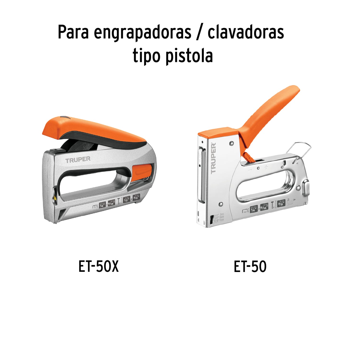 Caja con 1000 grapas 3/8" corona 10.7 mm para ET-50