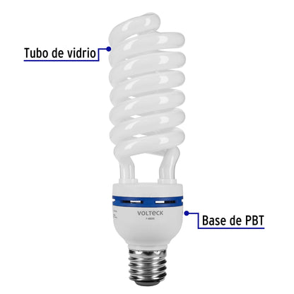 Lámpara espiral de 65 W base mogul E39 220 V luz de día