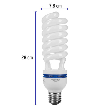 Lámpara espiral de 65 W base mogul E39 220 V luz de día