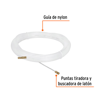 Guía de nylon de 15 m p/cable, Truper
