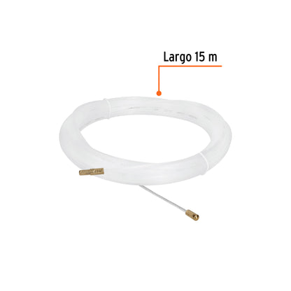 Guía de nylon de 15 m p/cable, Truper