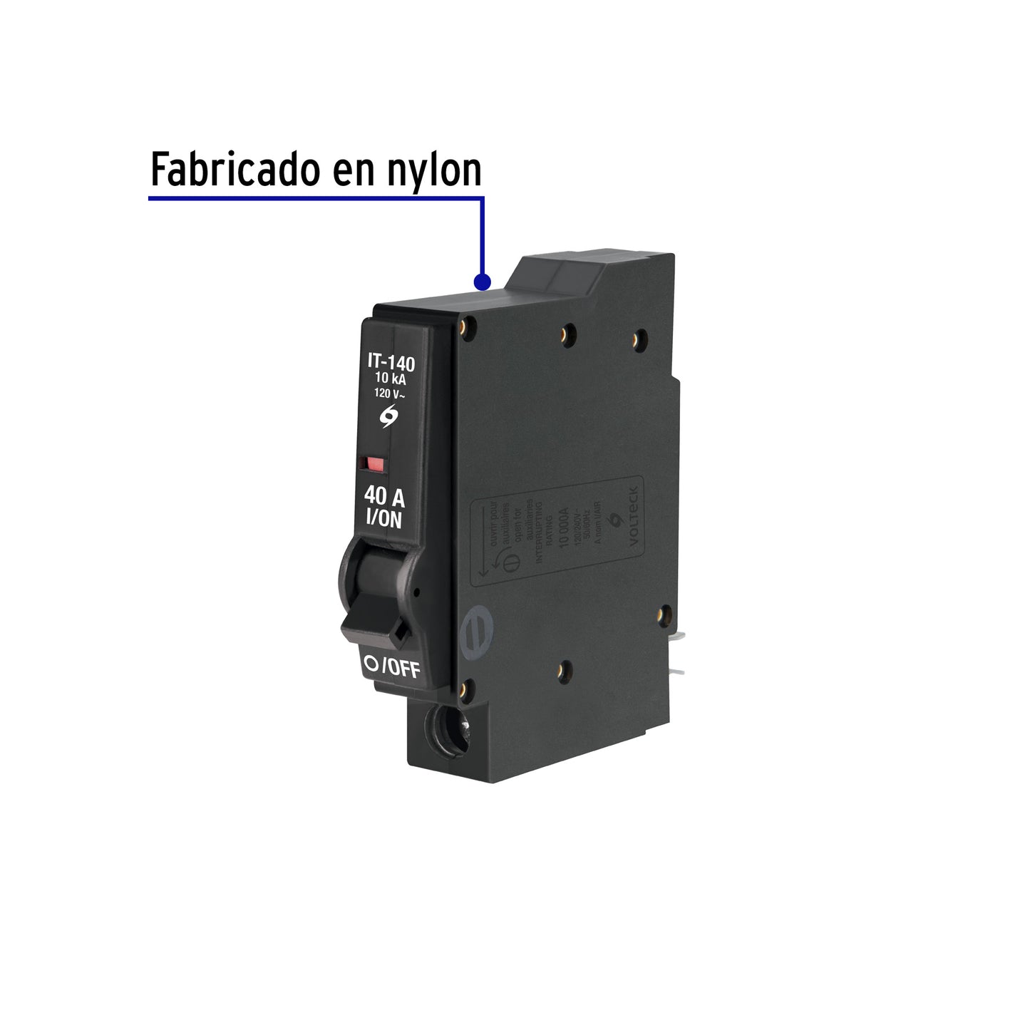 Interruptor  enchufable 1 polo 40A