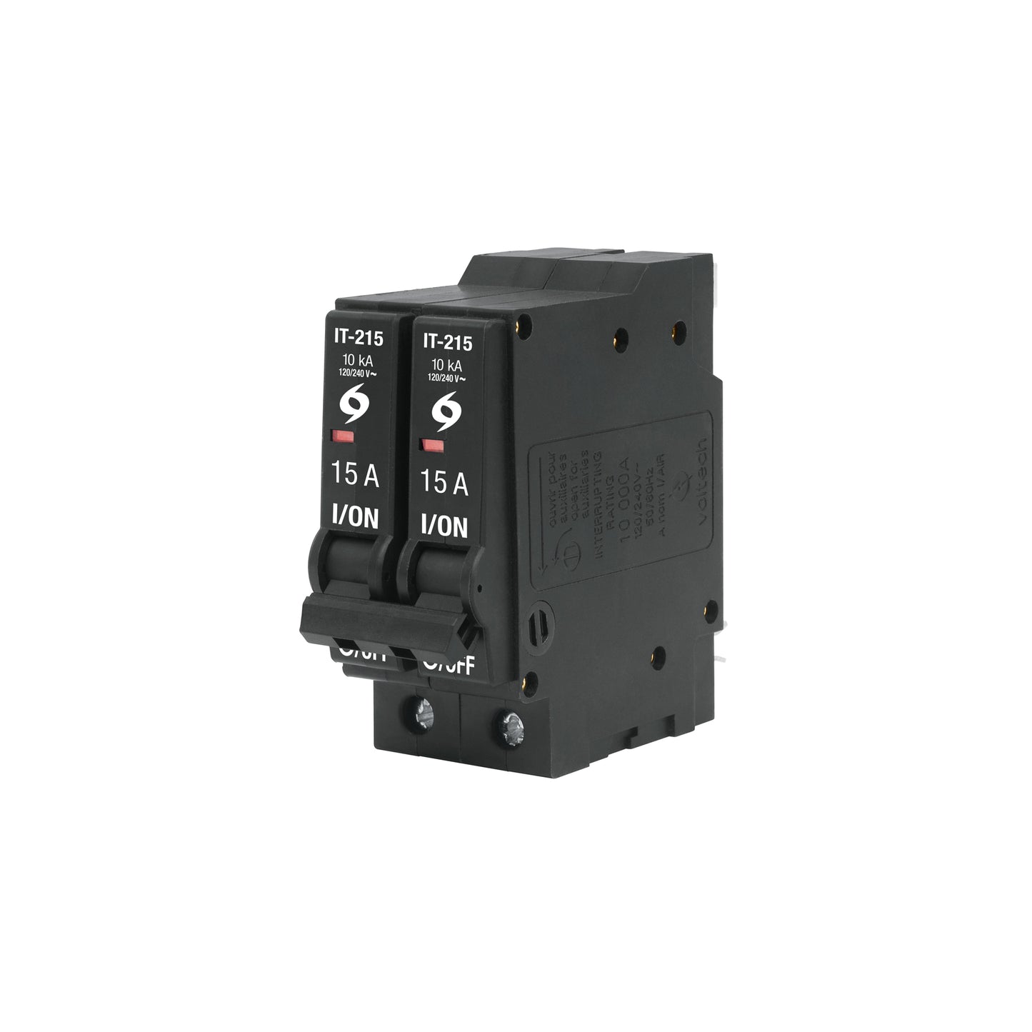 Interruptor enchufable de 2 polos 15A