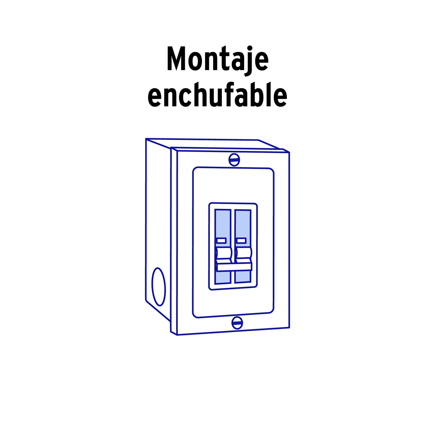 Interruptor enchufable de 2 polos 30A