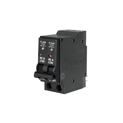 Interruptor enchufable de 2 polos 40A