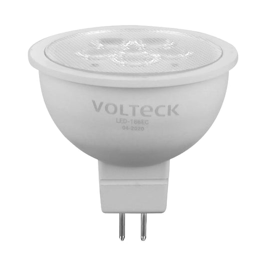 Lámpara  LED 6W tipo MR 16 con base GU5.3 luz cálida
