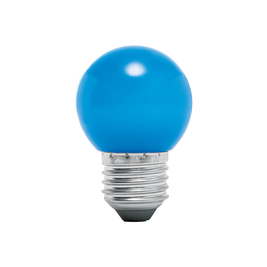 Lámpara de LED tipo bulbo G45 1W color azul