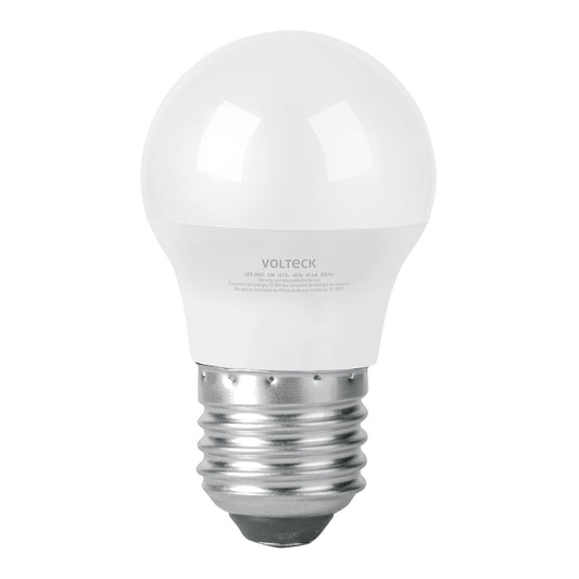 Lámpara LED G45 3W (equivalente 25 W) luz cálida