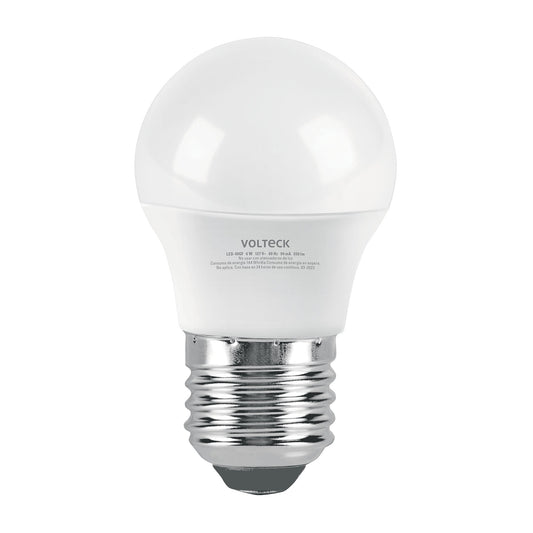 Lámpara LED G45 6 W (equivalente 40 W) luz de día