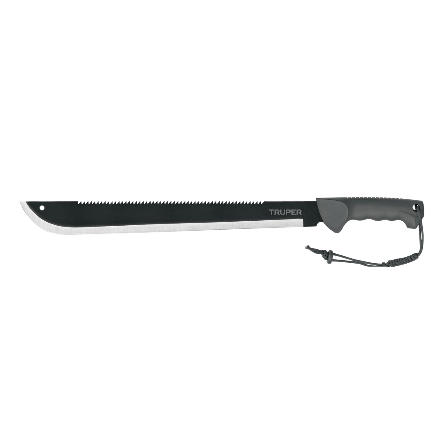 MACH-18X Machete doble filo 18" cacha inyectada, con funda