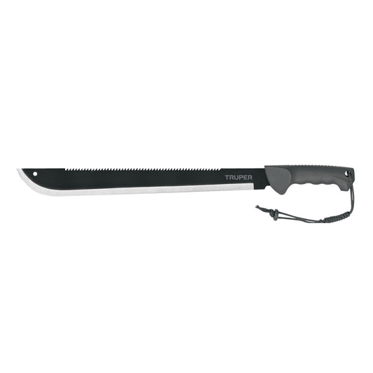 MACH-18X Machete doble filo 18" cacha inyectada, con funda