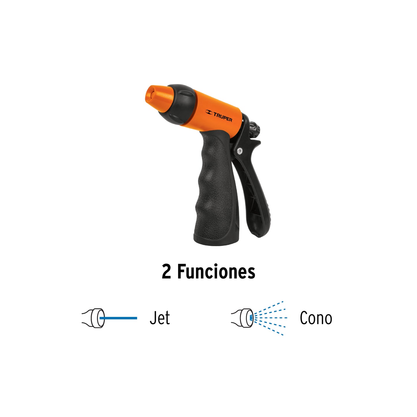 Combo manguera MAN-15X1/2RE y pistola para riego PR-401