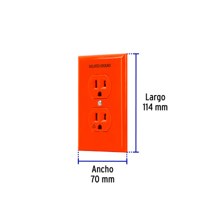 Placa armada de contacto tierra aislada, línea Standard
