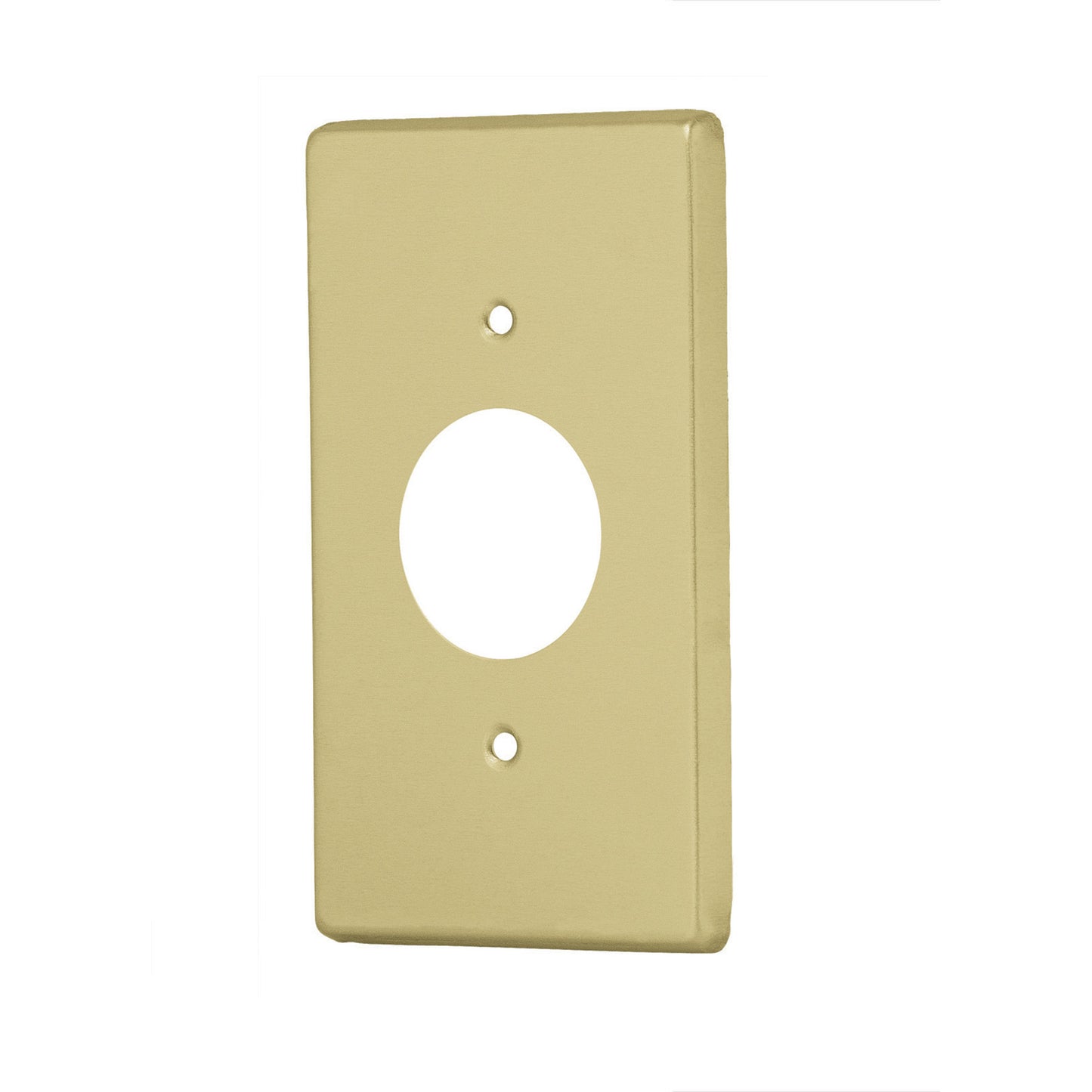 Placa p/contacto redondo de aluminio, línea Standard