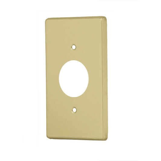 Placa p/contacto redondo de aluminio, línea Standard
