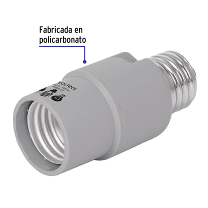 Portalámpara con sensor de luz