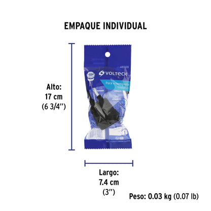 Portalámpara de PVC p/ intemperie, Volteck