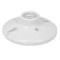 Portalámpara de porcelana, redonda 4-1/2"