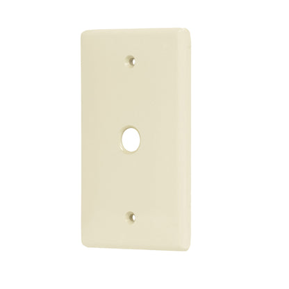 Placa de ABS pasacable, Standard, color marfil